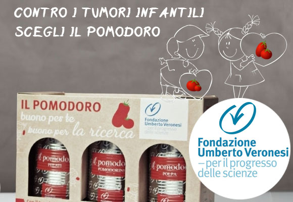 You are currently viewing Fondazione Veronesi – IL POMODORO BUONO PER TE, BUONO PER LA RICERCA